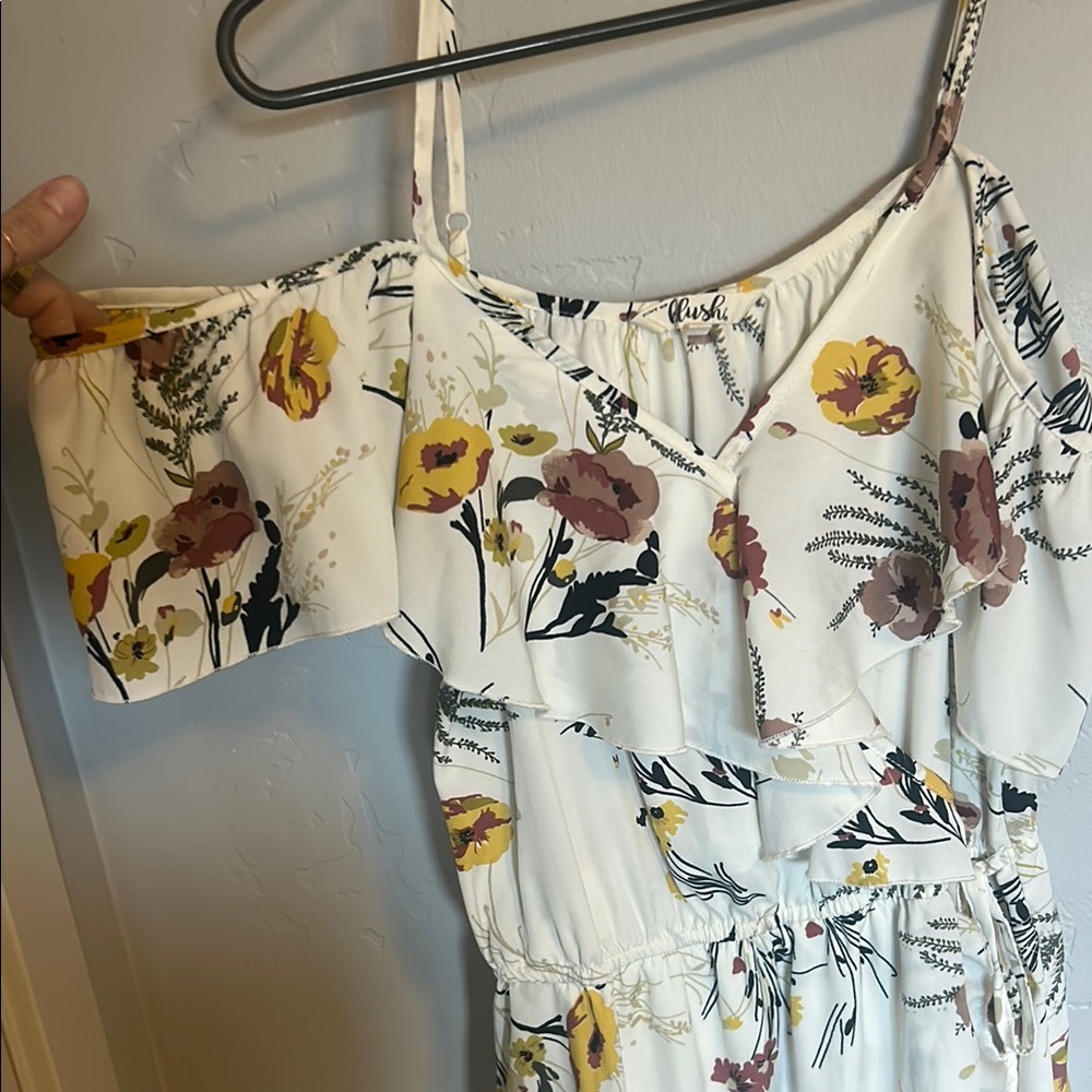 Floral Maxi Dress in Cream by Blush - Picture 3 of 6